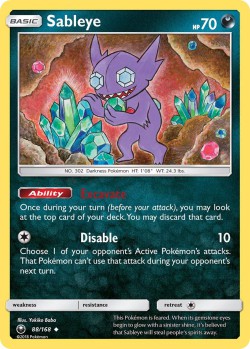Carte Pokémon: Sableye