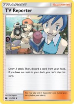 Carte Pokémon: Journaliste télé
