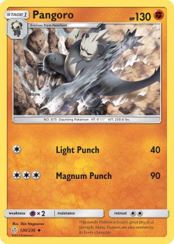 Carte Pokémon: Pangoro