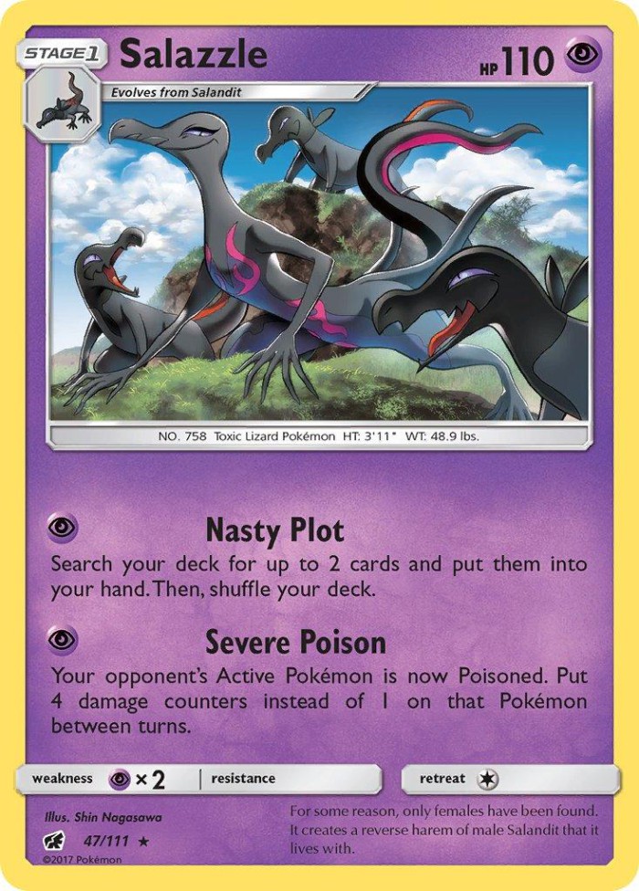 Carte Pokémon: Salazzle [Malamandre]