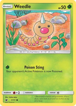 Carte Pokémon: Weedle