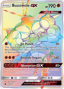 Carte Pokémon: Buzzwole GX