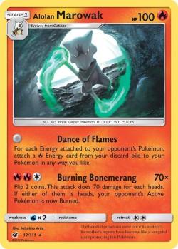 Carte Pokémon: Alolan Marowak