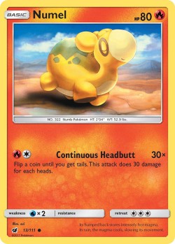 Carte Pokémon: Numel