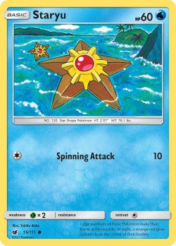 Carte Pokémon: Staryu