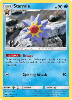 Carte Pokémon: Starmie