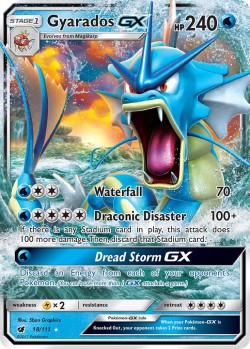 Carte Pokémon: Gyarados GX