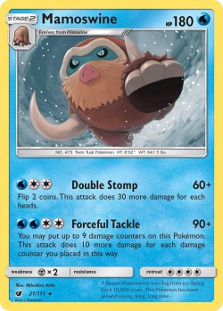 Carte Pokémon: Mamoswine