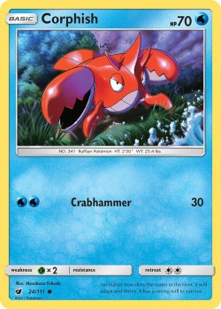 Carte Pokémon: Corphish