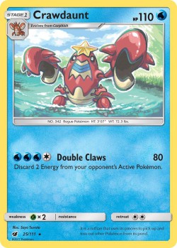 Carte Pokémon: Crawdaunt