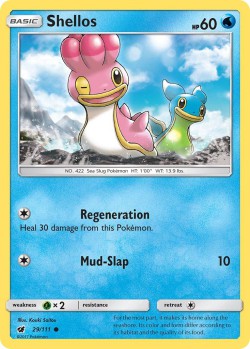 Carte Pokémon: Shellos