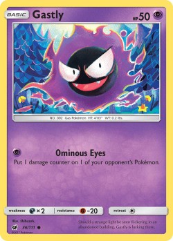 Carte Pokémon: Gastly
