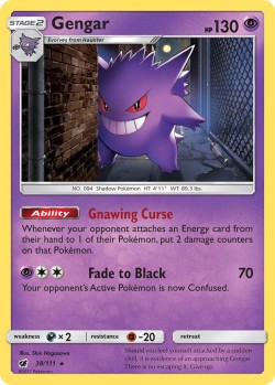 Carte Pokémon: Gengar