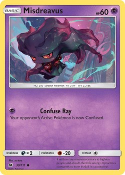 Carte Pokémon: Misdreavus