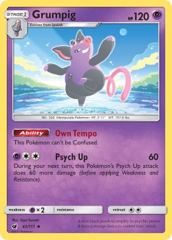 Carte Pokémon: Grumpig
