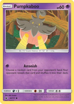 Carte Pokémon: Pumpkaboo