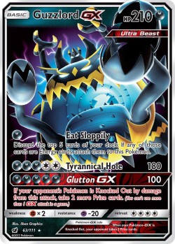 Carte Pokémon: Guzzlord GX
