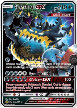 Carte Pokémon: Guzzlord GX