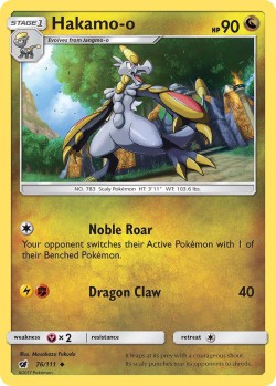 Carte Pokémon: Hakamo-o