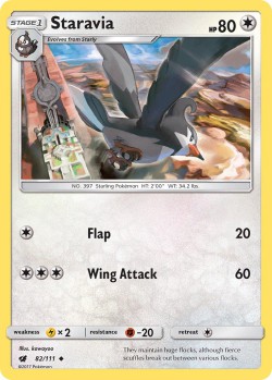 Carte Pokémon: Staravia