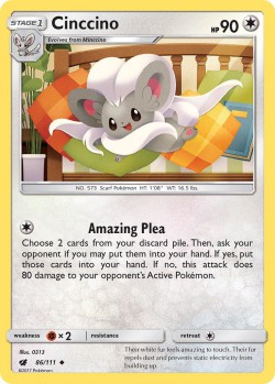 Carte Pokémon: Cinccino