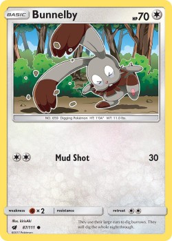Carte Pokémon: Bunnelby