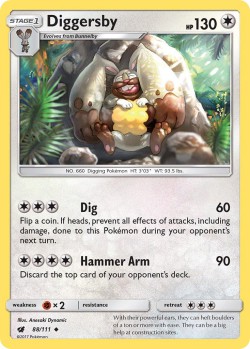 Carte Pokémon: Diggersby
