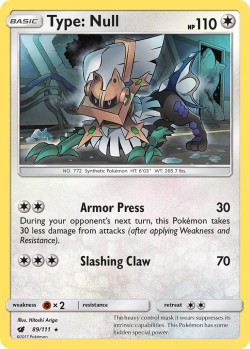 Carte Pokémon: Type: Null