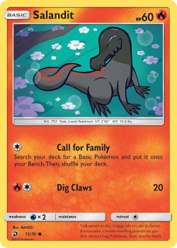 Carte Pokémon: Salandit