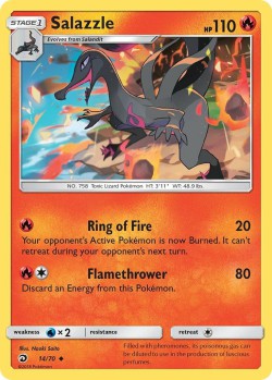 Carte Pokémon: Salazzle