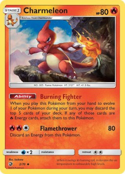 Carte Pokémon: Charmeleon