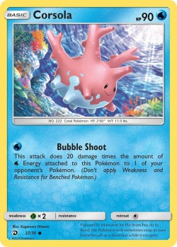 Carte Pokémon: Corsola