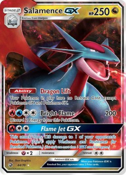 Carte Pokémon: Salamence GX