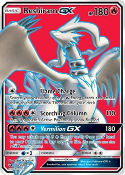 Carte Pokémon: Reshiram GX