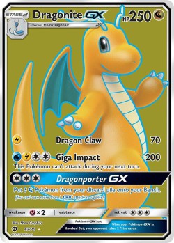 Carte Pokémon: Dragonite GX