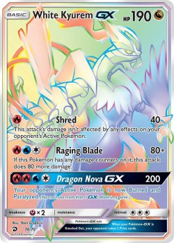 Carte Pokémon: White Kyurem GX