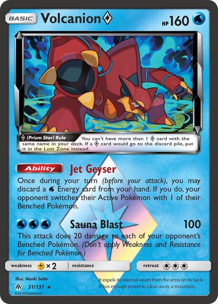 Carte Pokémon: Volcanion Prism Star [Volcanion Prisme Étoile]