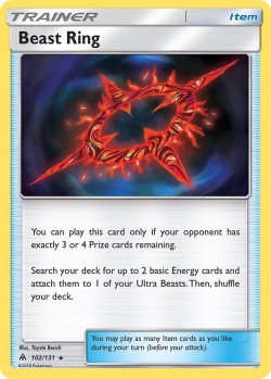 Carte Pokémon: Beast Ring