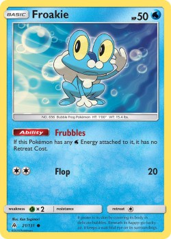 Carte Pokémon: Froakie
