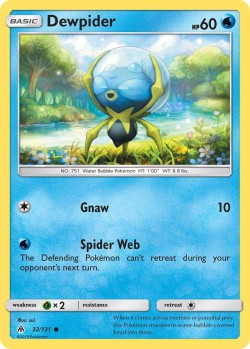 Carte Pokémon: Dewpider