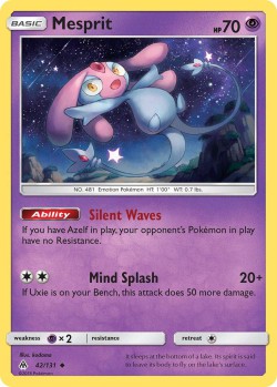 Carte Pokémon: Mesprit