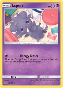 Carte Pokémon: Espurr