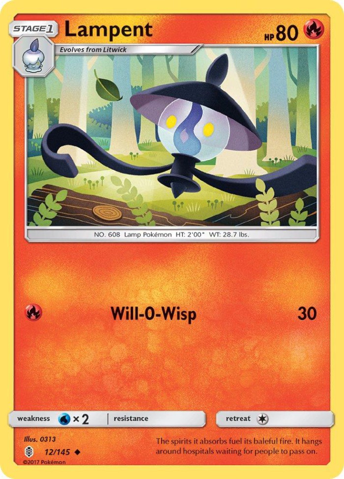 Carte Pokémon: Lampent [Mélancolux]