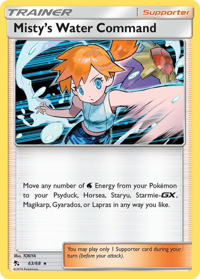 Carte Pokémon: Misty's Water Command [Maîtrise Aquatique d'Ondine]