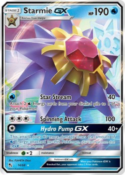Carte Pokémon: Starmie GX