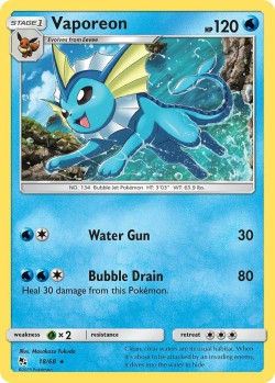 Carte Pokémon: Vaporeon