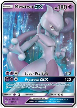 Carte Pokémon: Mewtwo GX