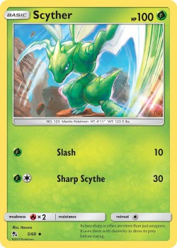 Carte Pokémon: Scyther