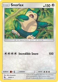 Carte Pokémon: Snorlax