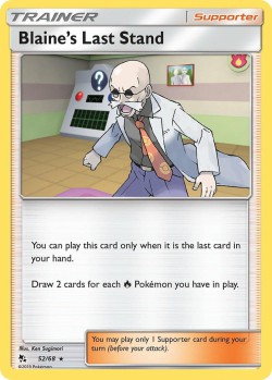 Carte Pokémon: Blaine's Last Stand
